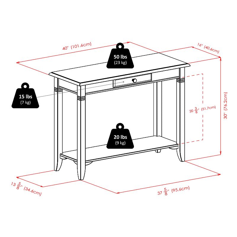 Winsome Nolan Console Table