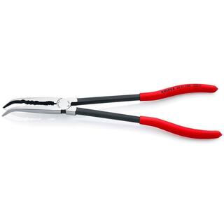 KNIPEX 11 in. Extra Long Straight and Angled Needle Nose Pliers Set with Storage Pouch 9K 00 80 128 US