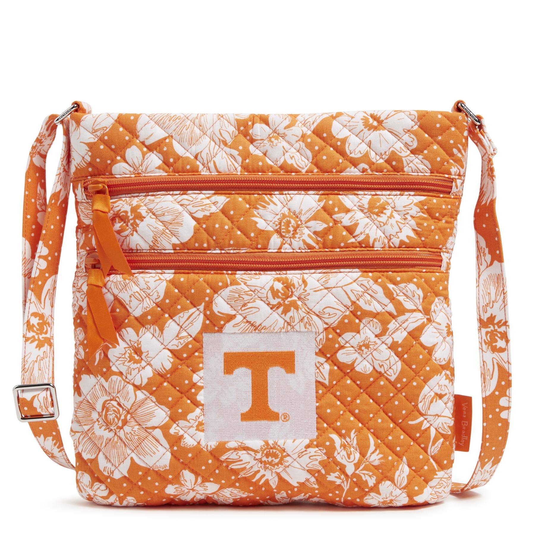 Collegiate Triple Zip Hipster Crossbody Bag