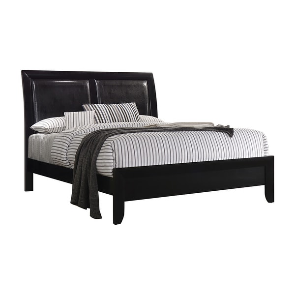 Transylvania Black 3-piece Panel Bedroom Set with Dresser - - 34950618