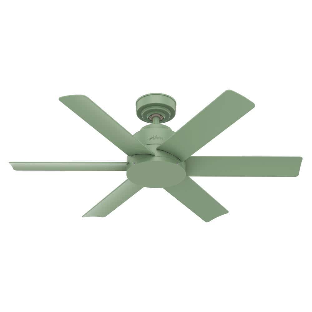 Hunter Kennicott 44 in IndoorOutdoor Dusty Green Ceiling Fan