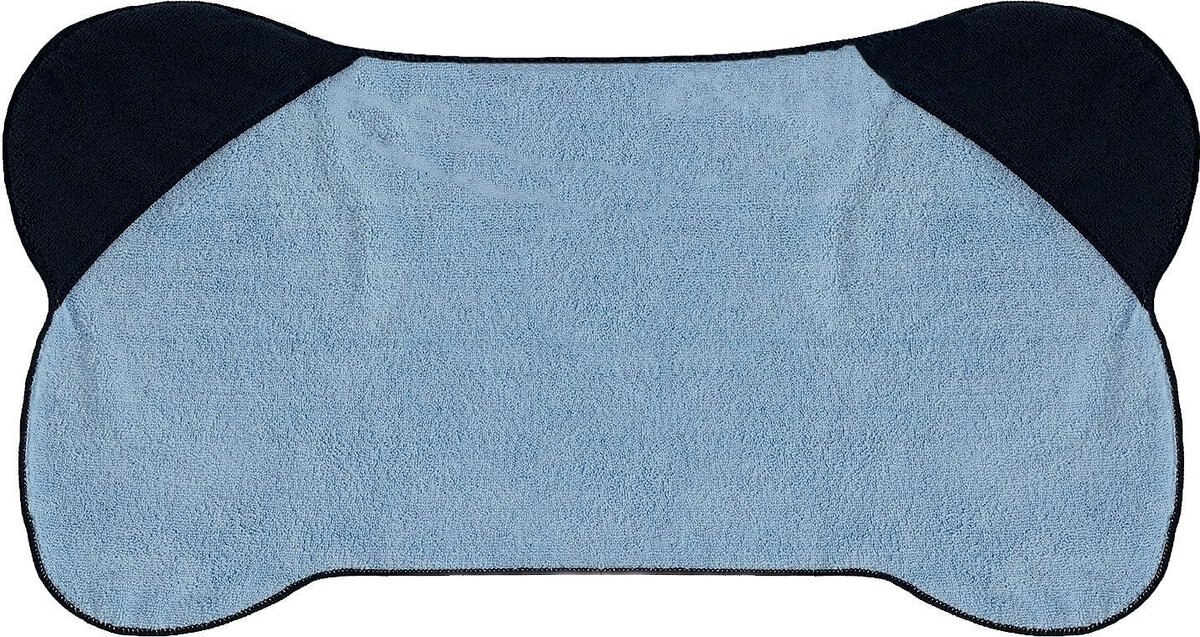 Bone Dry Bone Shaped Microfiber Bath Towel with Pockets