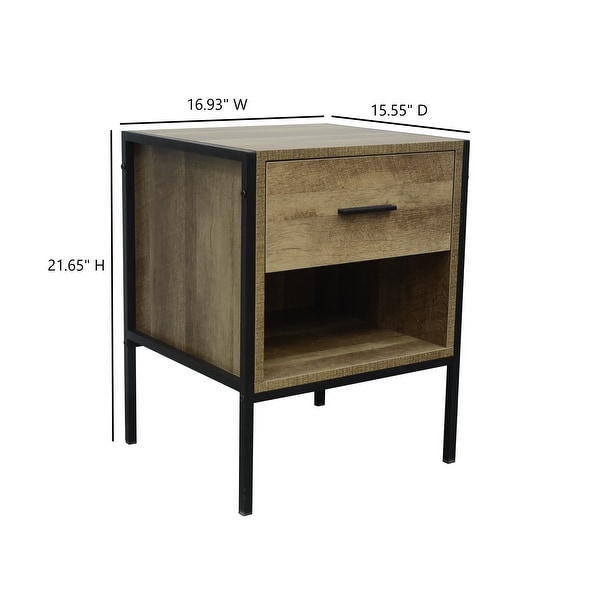 Savannah Rustic Industrial 3-Piece Coffee and End Table Set