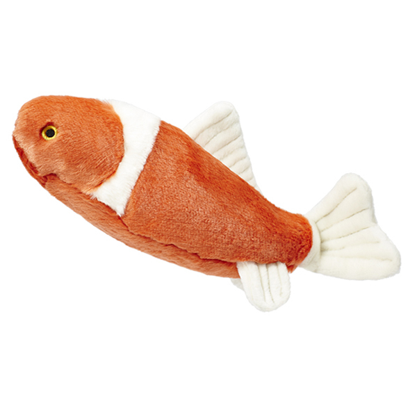 Fluff and Tuff Finn Koi 14 Plush Dog Toy