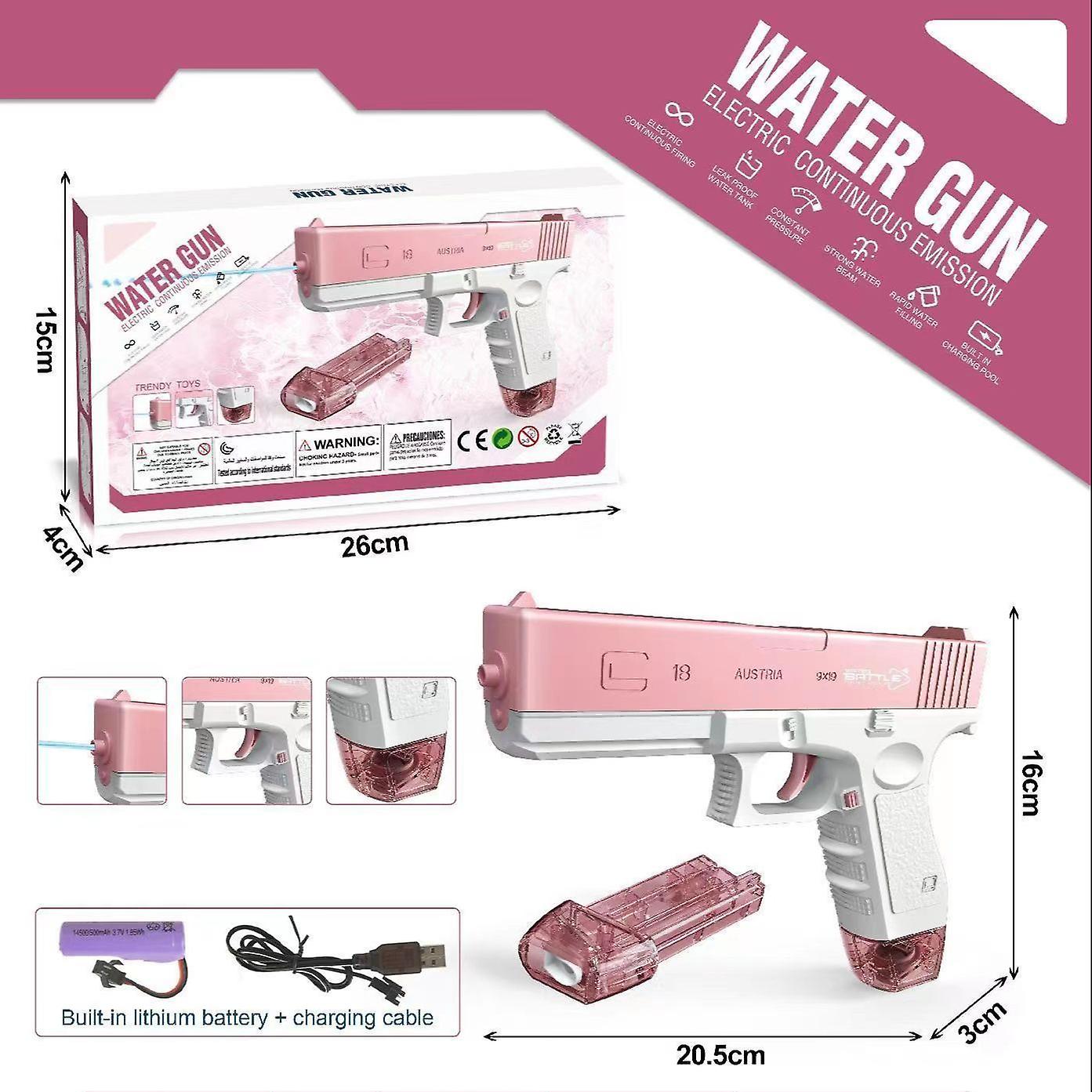 Born Pretty Playing With Water In Spring Summer Adult Boys And Girls Electric Automatic Continuous Launch Water Gun Toy High Pressure Guns