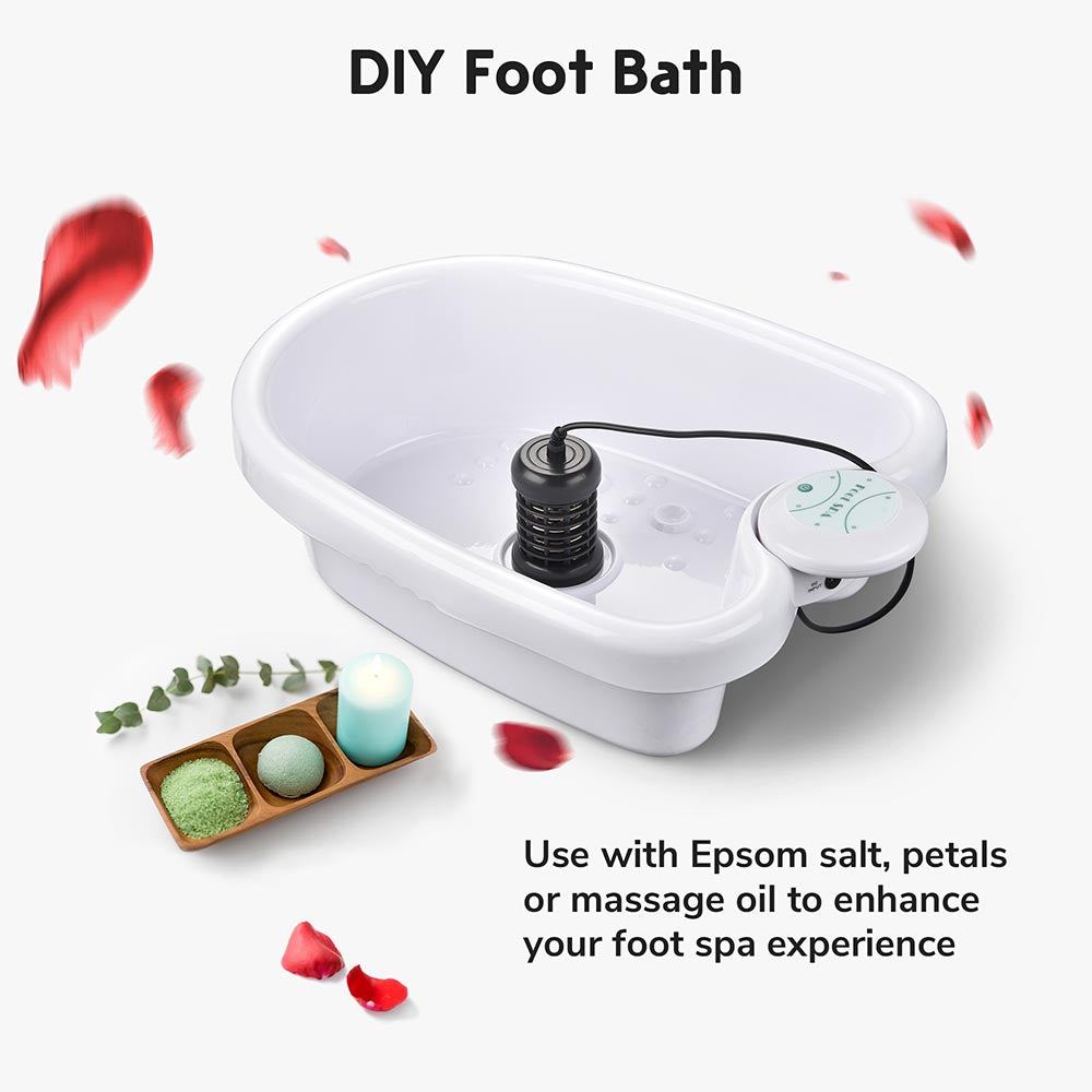 Yescom Ionic Detox Foot Bath Spa w/ Tub Pedicure Health Relax