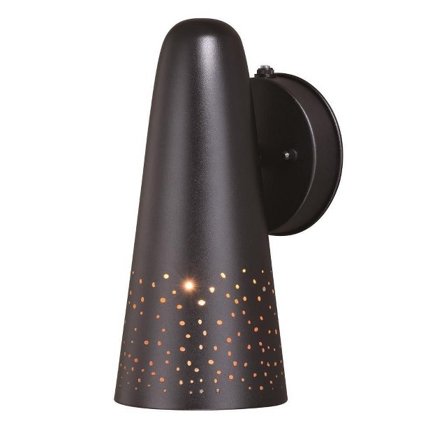 Vaxcel Ephraim 1 Light Sconce Textured Black