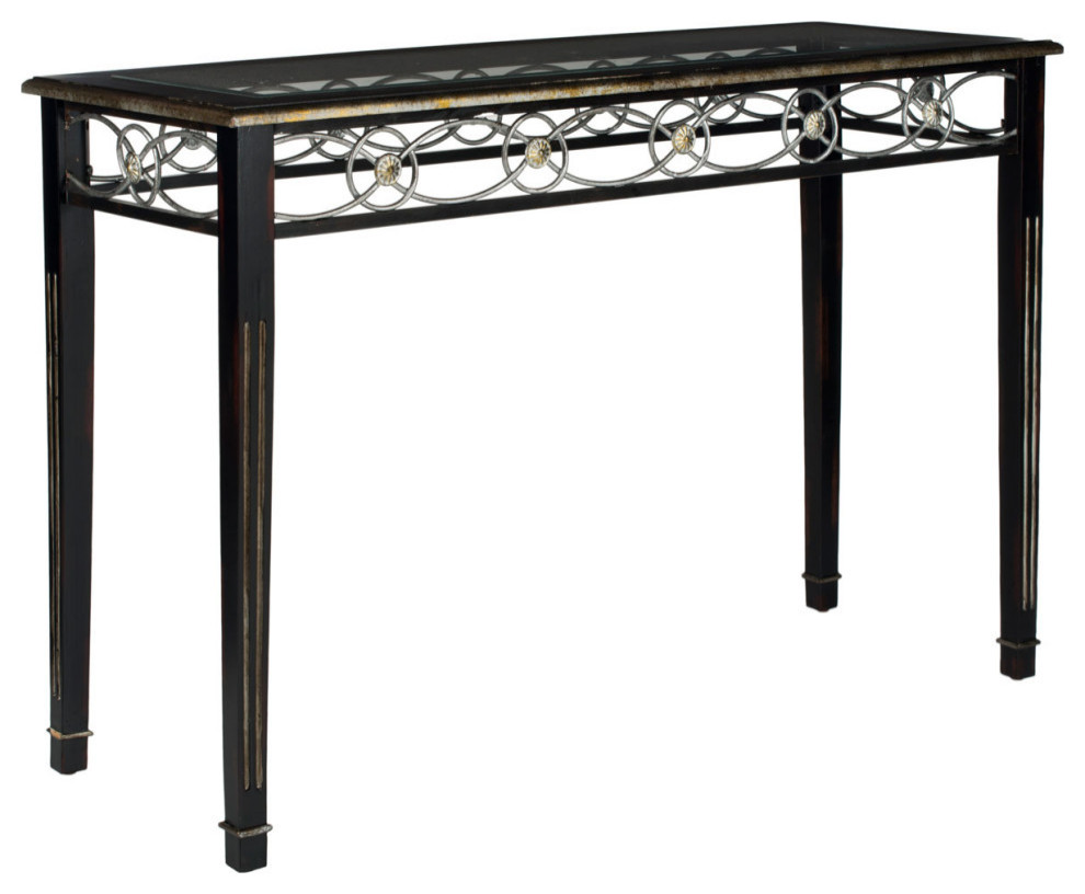 Sadie Console Antique Black   Transitional   Console Tables   by V.S.D Furniture  Houzz