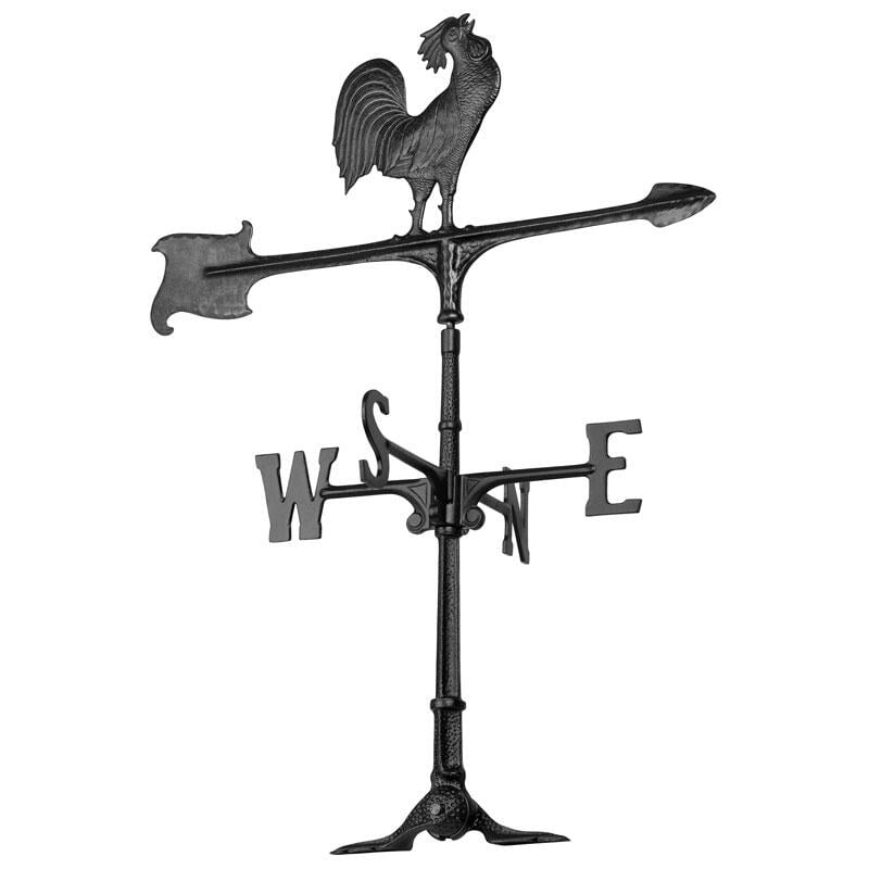 Whitehall 00071 30 Rooster Accent Weathervane - Black