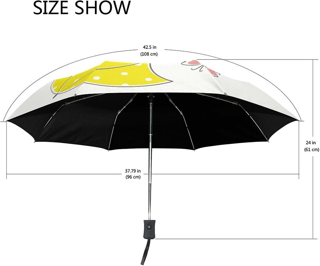 Rain Umbrella Automatic Windproof Foldable Umbrella Elephant Hold Umbrella