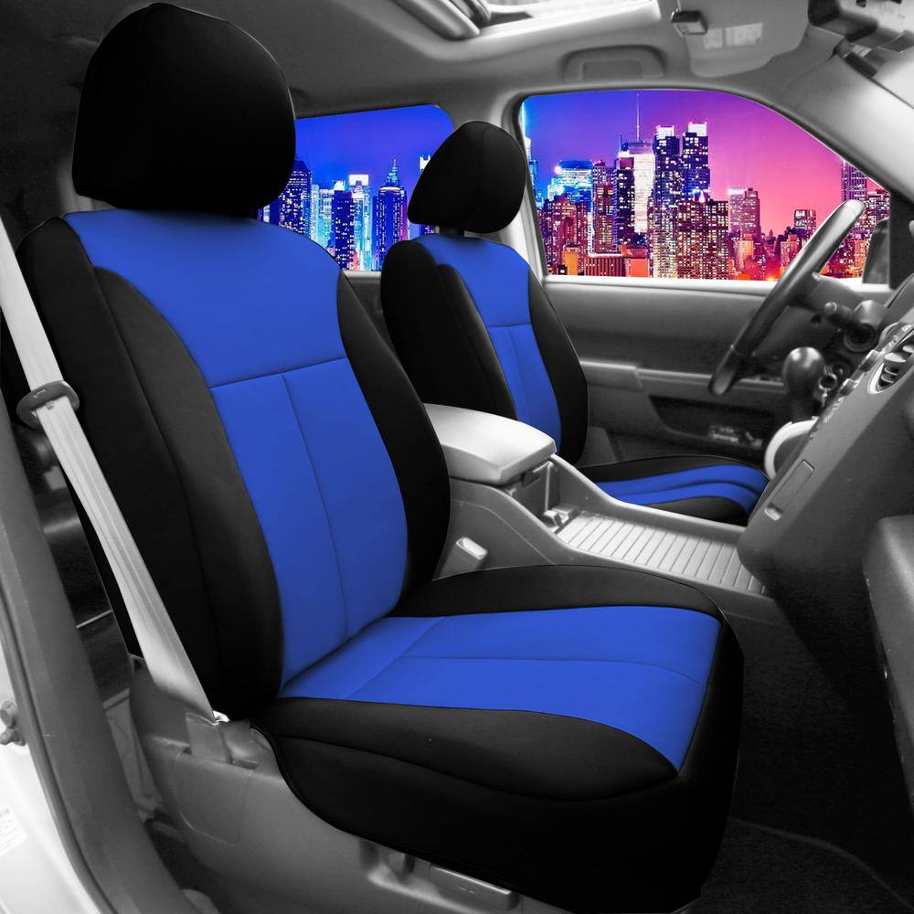 FH Group Neoprene Ultraflex 47 in. x 23 in. x 1 in. Seat Covers DMFB091102BLUE