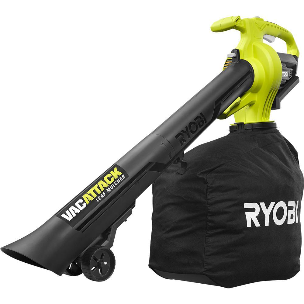 RYOBI 40V Vac Attack Cordless Battery Leaf VacuumMulcher