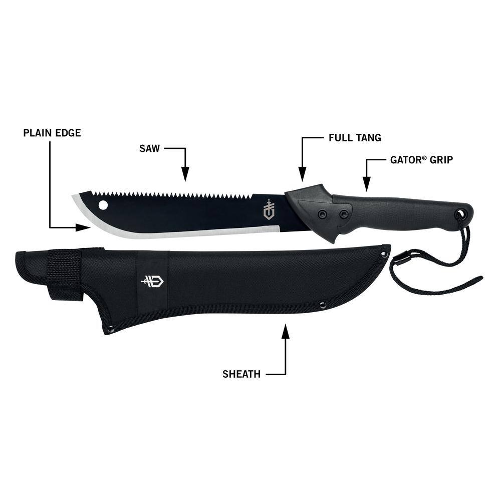 Gerber Gator Machete Jr with 10.75 in. Blade (Sheath Included) 31-003494N