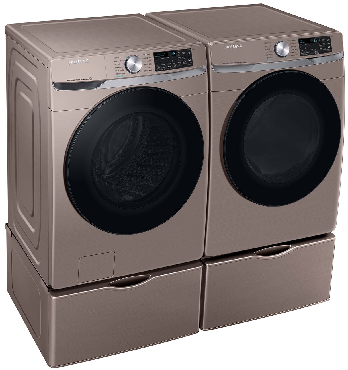  7.5 Cu. Ft. Champagne Smart Electric Dryer With Steam Sanitize+