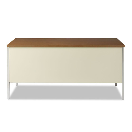 Alera Double Pedestal Steel Desk， 60