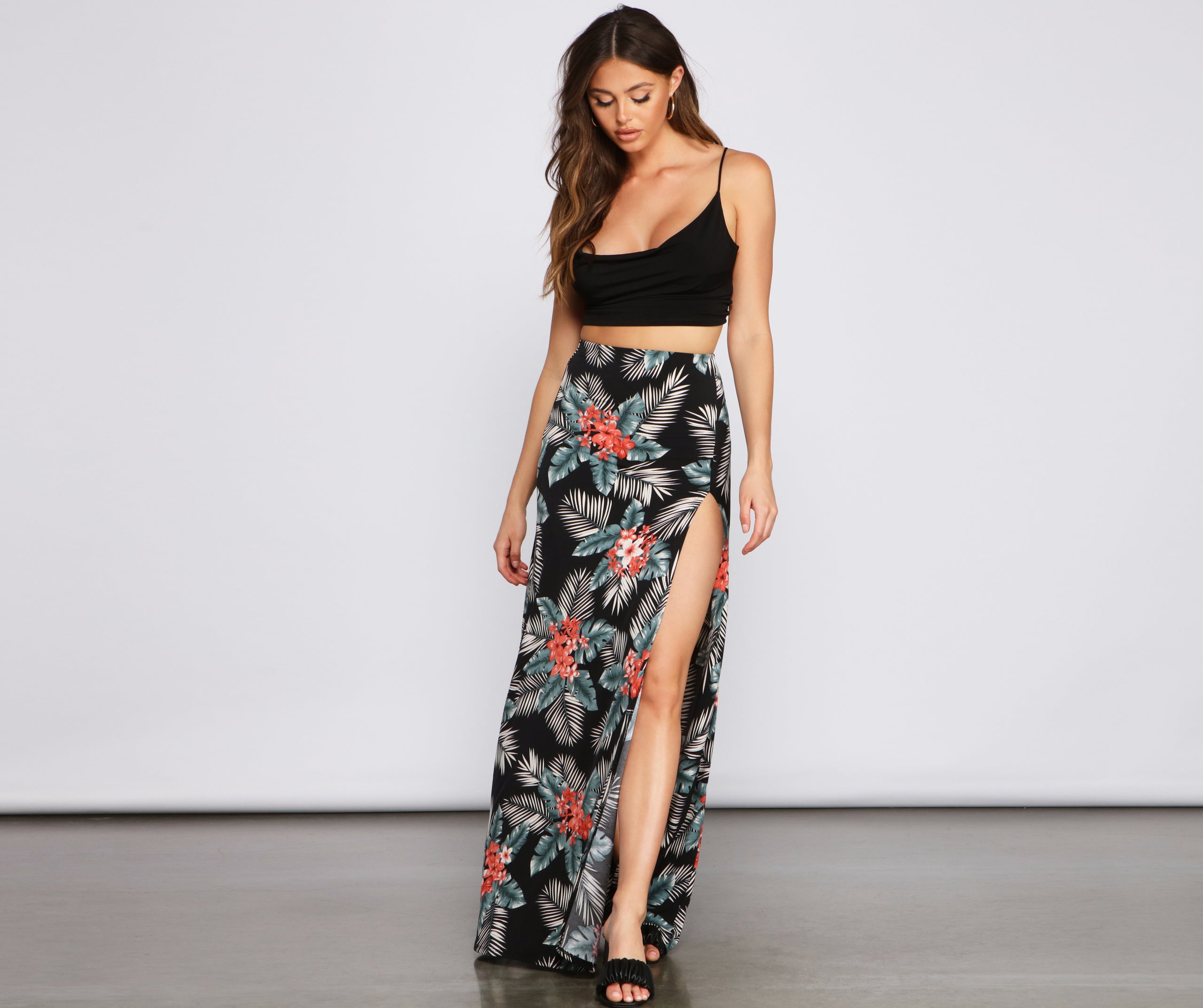 Pretty In Paradise Maxi Skirt