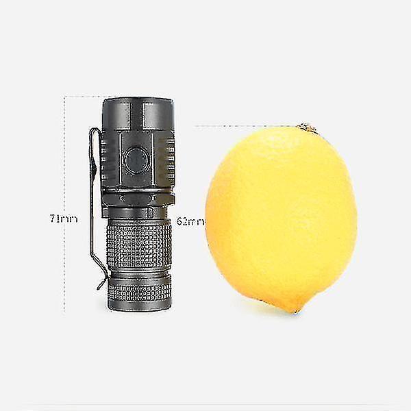 On The Road U16 Xp-l V6 1a 1020lm Usb Rechargeable Mini Edc Led Flashlight