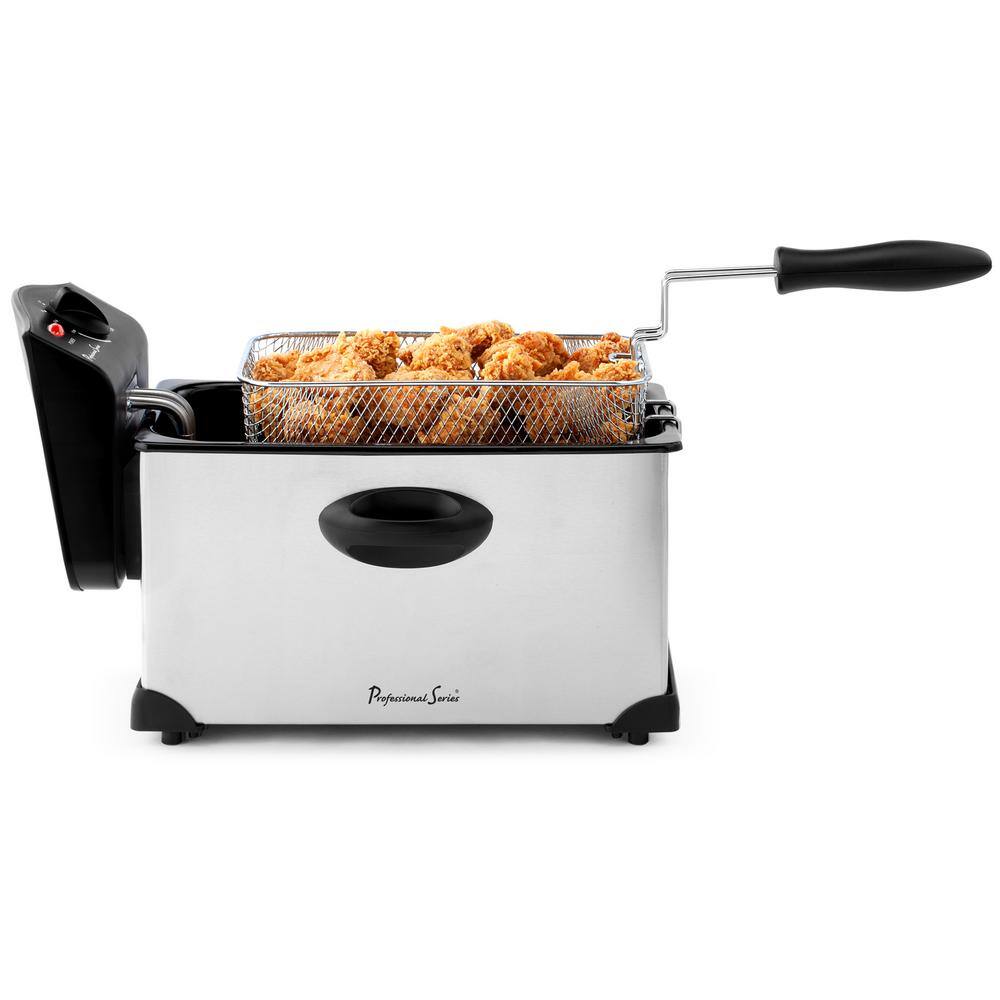 Continental Professional Series 3 qt. Stainless Steel Deep Fryer PS75911