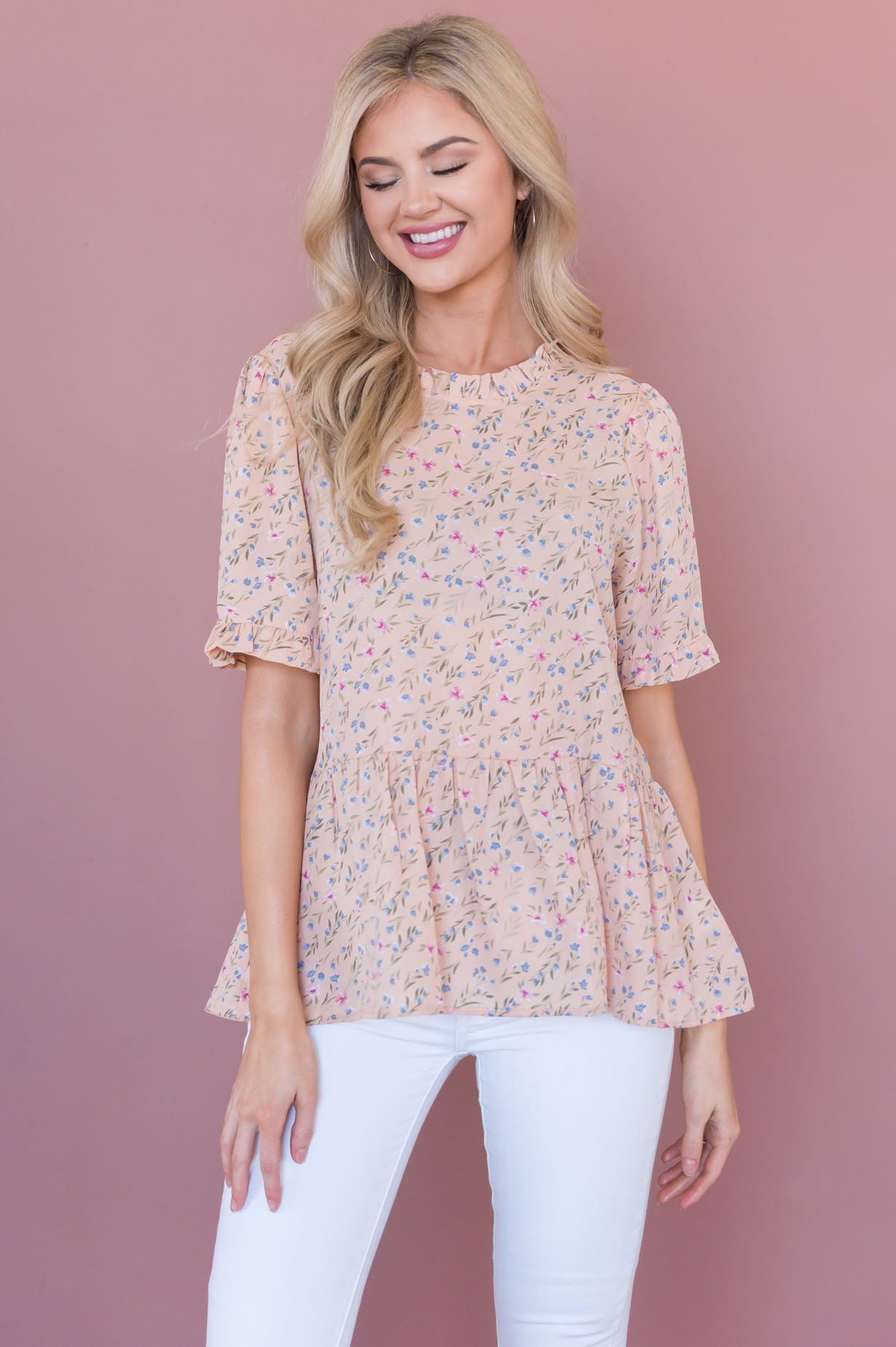 Fearless Heart Floral Blouse