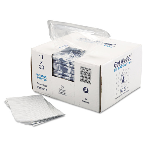 Inteplast Group Ice Bags， 1.5 mil， 11