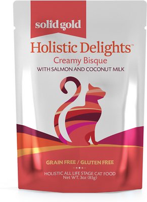 Solid Gold Holistic Delights With Salmon and Coconut Milk Wet Cat Food