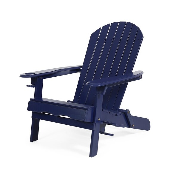 Bellwood Acacia Wood Folding Adirondack Chair by Christopher Knight Home