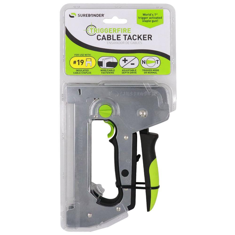 Surebonder Heavy-Duty Triggerfire Cable Tacker Gun 5659