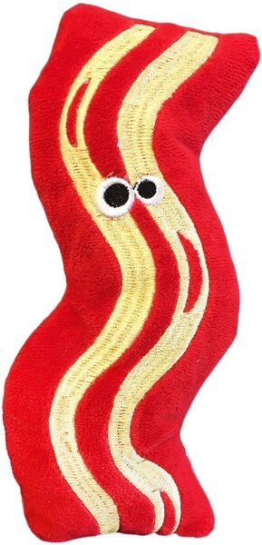 Mad Cat Big Bacon Kicker Catnip and Silvervine Cat Toy