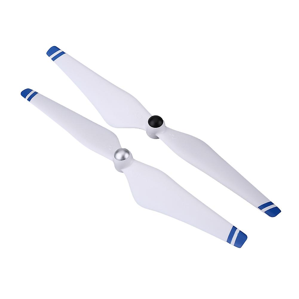 2 Pairs 9450 Cw Ccw Propellers Blades Accessory For Dji Phantom2/3 Quadcopter (white + Blue)