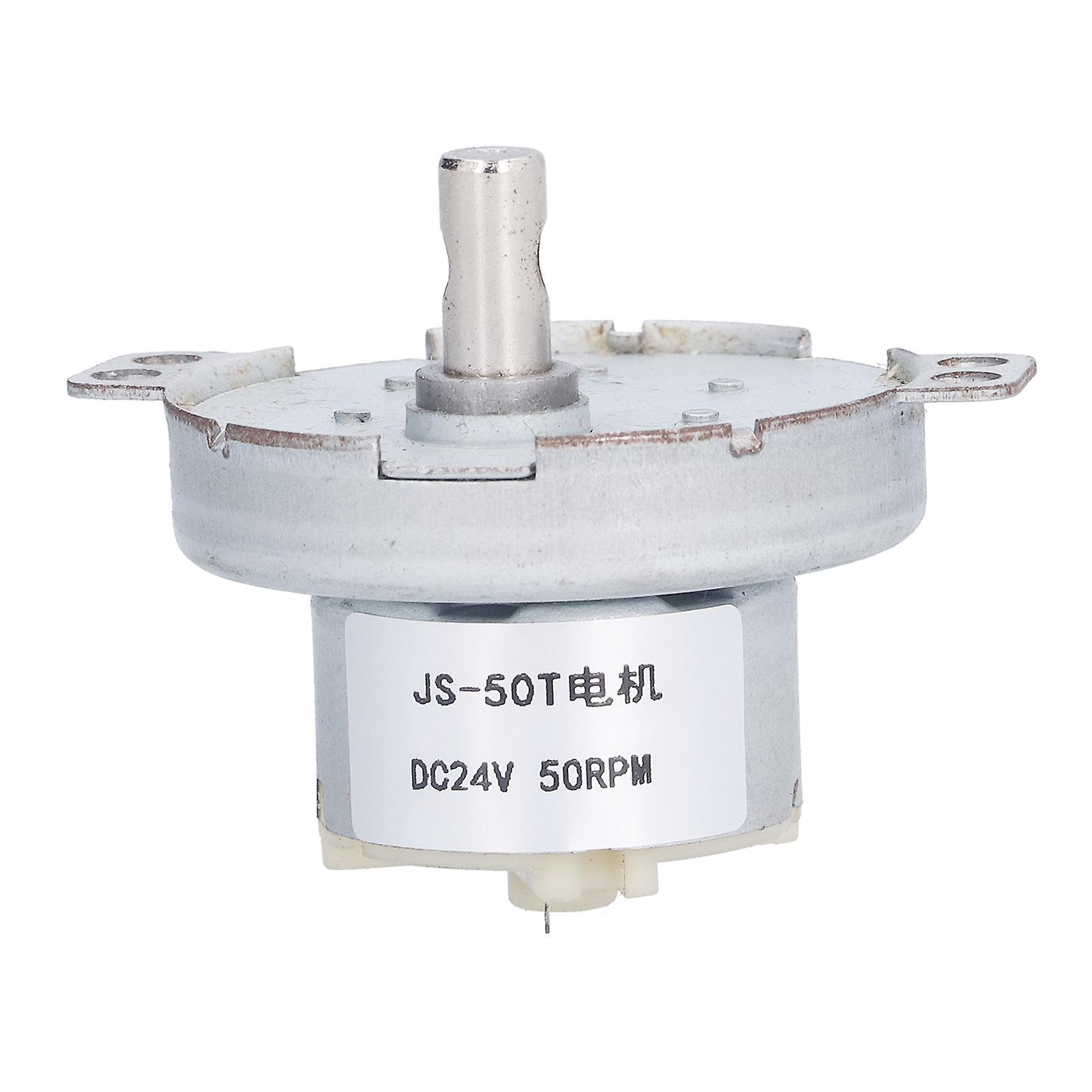 Gear Motor Reduction Geared Box Equipment Industrial Control Supplies 50rpm Dc24v Js50t