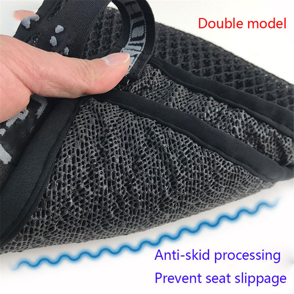 Universal Motorcycle Cool Seat Cover Two Layers Breathable Mesh Cushion Heat Insulation Sunscreen Pad;Motorcycle Cool Seat Cover Mesh Cushion Heat Insulation Sunscreen Pad