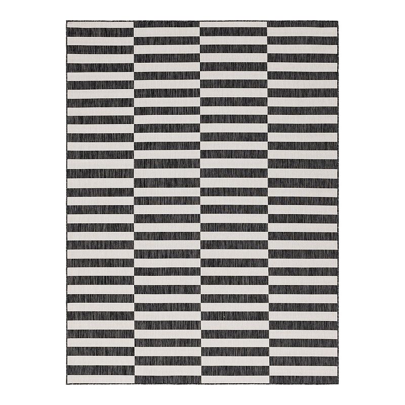 Unique Loom Outdoor Striped Rug