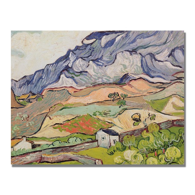 Trademark Fine Art vincent Van Gogh x27 the Alpilles x27 Canvas Art