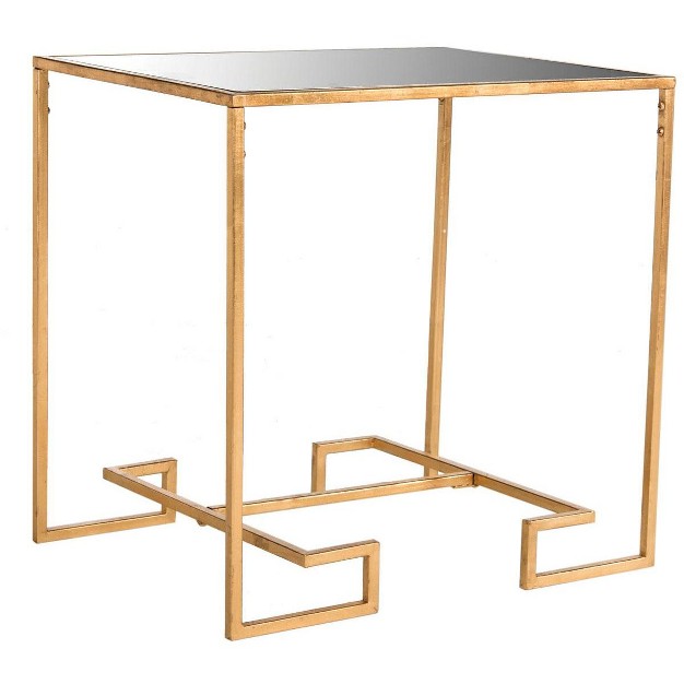 Seamus Accent Table Gold mirror Safavieh