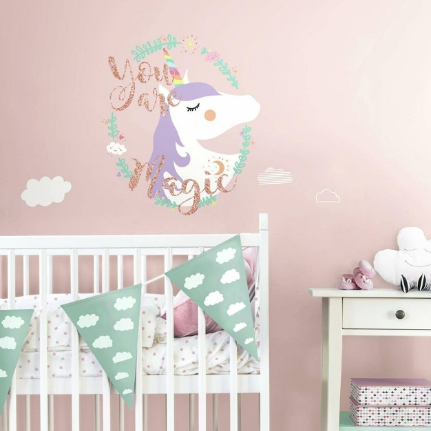 Unicorn Magic Peel And Stick Giant Wall Decal Roommates