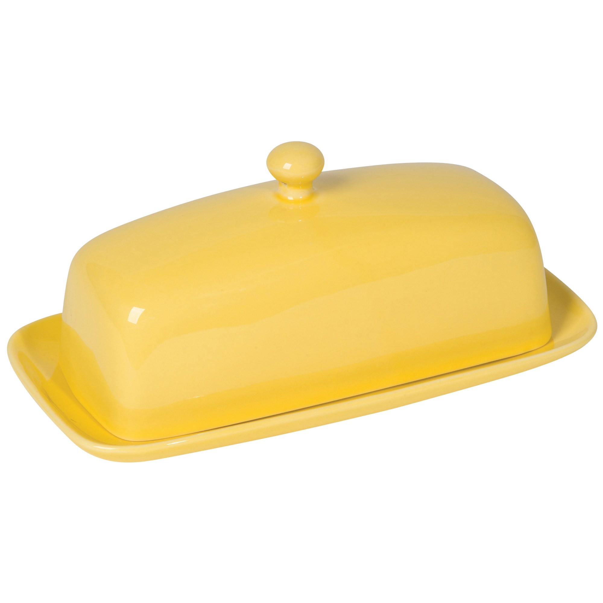 Now Designs Kitchen Rectangular Butter Dish Lemon