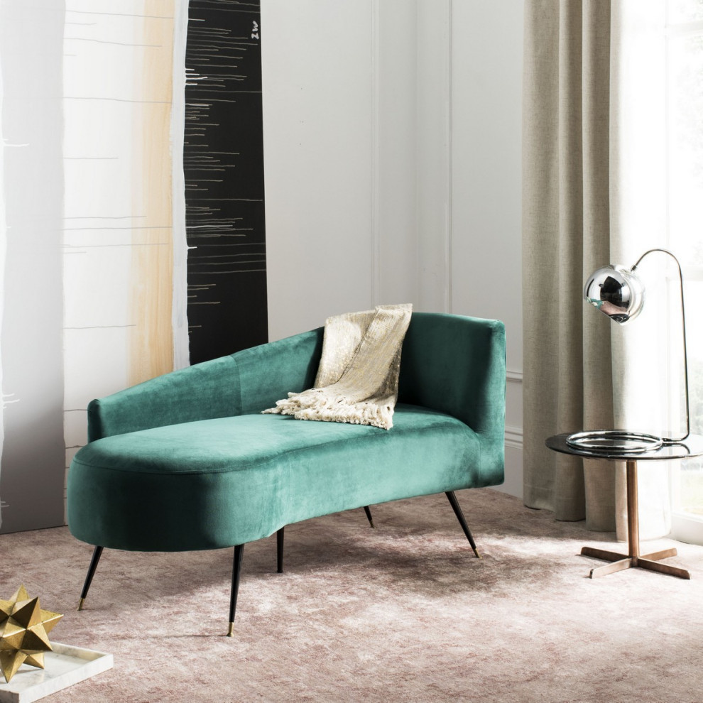 Angie Parisian Settee  Emerald   Midcentury   Loveseats   by Rustic Home Furniture Deco  Houzz