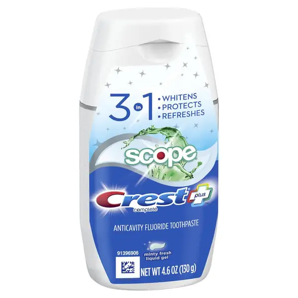 Crest 4.6 oz Complete 3in1 Gel Toothpaste