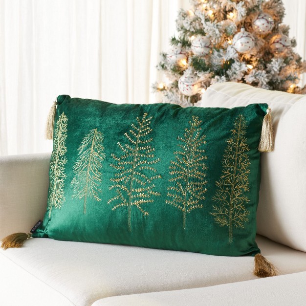 Holiday Tree Pillow Safavieh