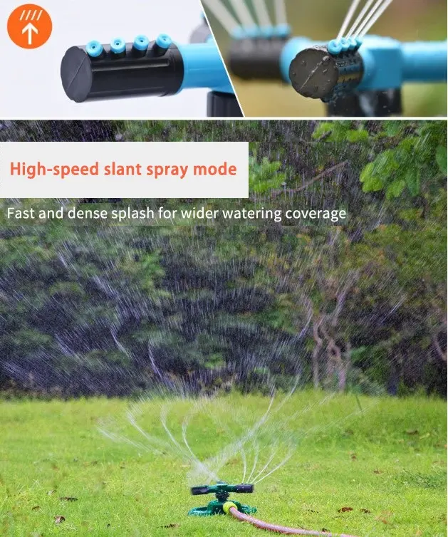 360 Degree Rotary Spray Automatic Sprinkler Garden watering Lawn Yard Sprinkler For Garden Supplies