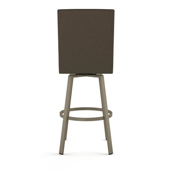 Amisco Hartman Swivel Counter and Bar Stool