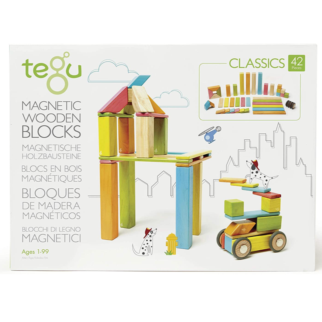 Magnetic Block Set 42 Pc Set - Tints by Tegu