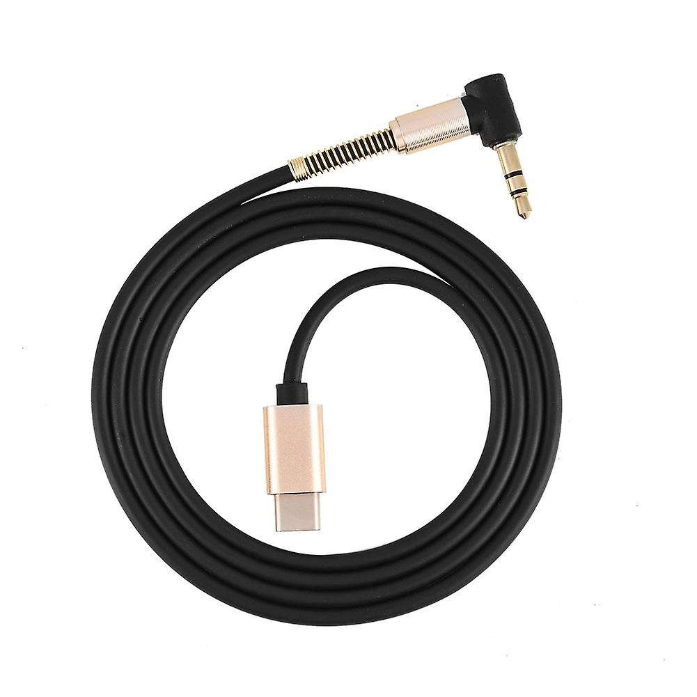 Typec Interface To 3.5mm Audio Aux Jack Male To Male Adapter Cable For Google Pixel  Xiaomi 6