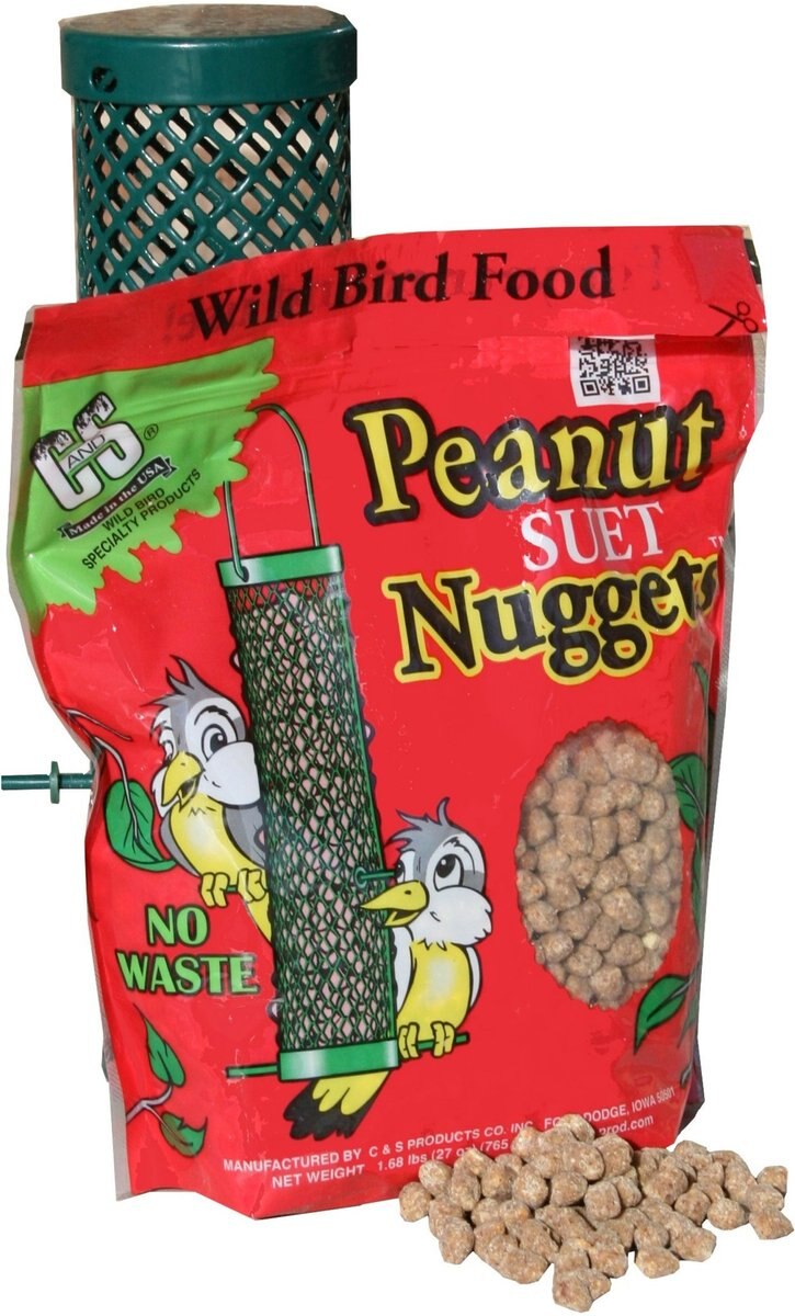 CandS Peanut Suet Nuggets Wild Bird Food