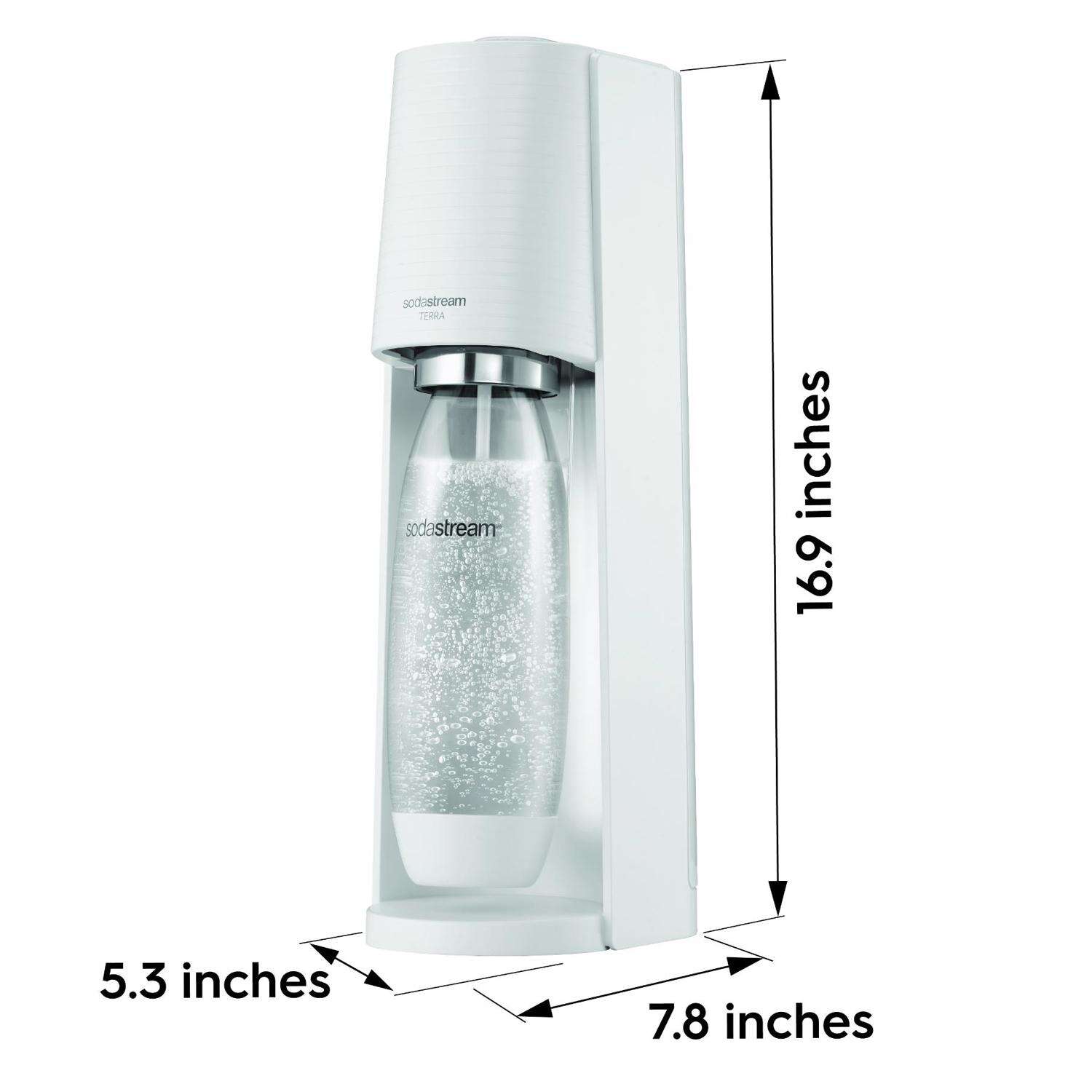 SodaStream Terra Machine Starter Kit White 1 L Soda Maker