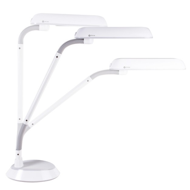 18w Flexarm Plus Refresh Desk Lamp White includes Cfl Light Bulb Ottlite