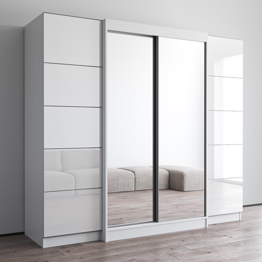 Aria 2D120 EXEX Wardrobe with 2 Mirrors