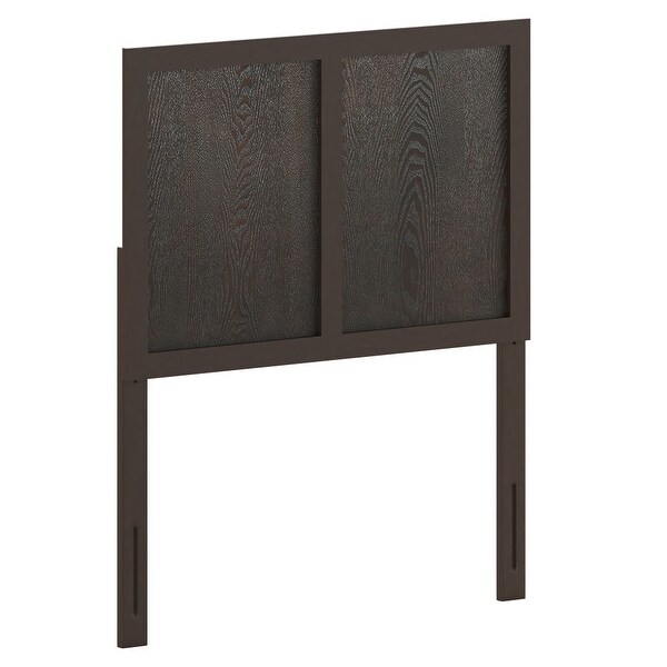 Contemporary Paneled Wooden Headboard Only - - 37780525