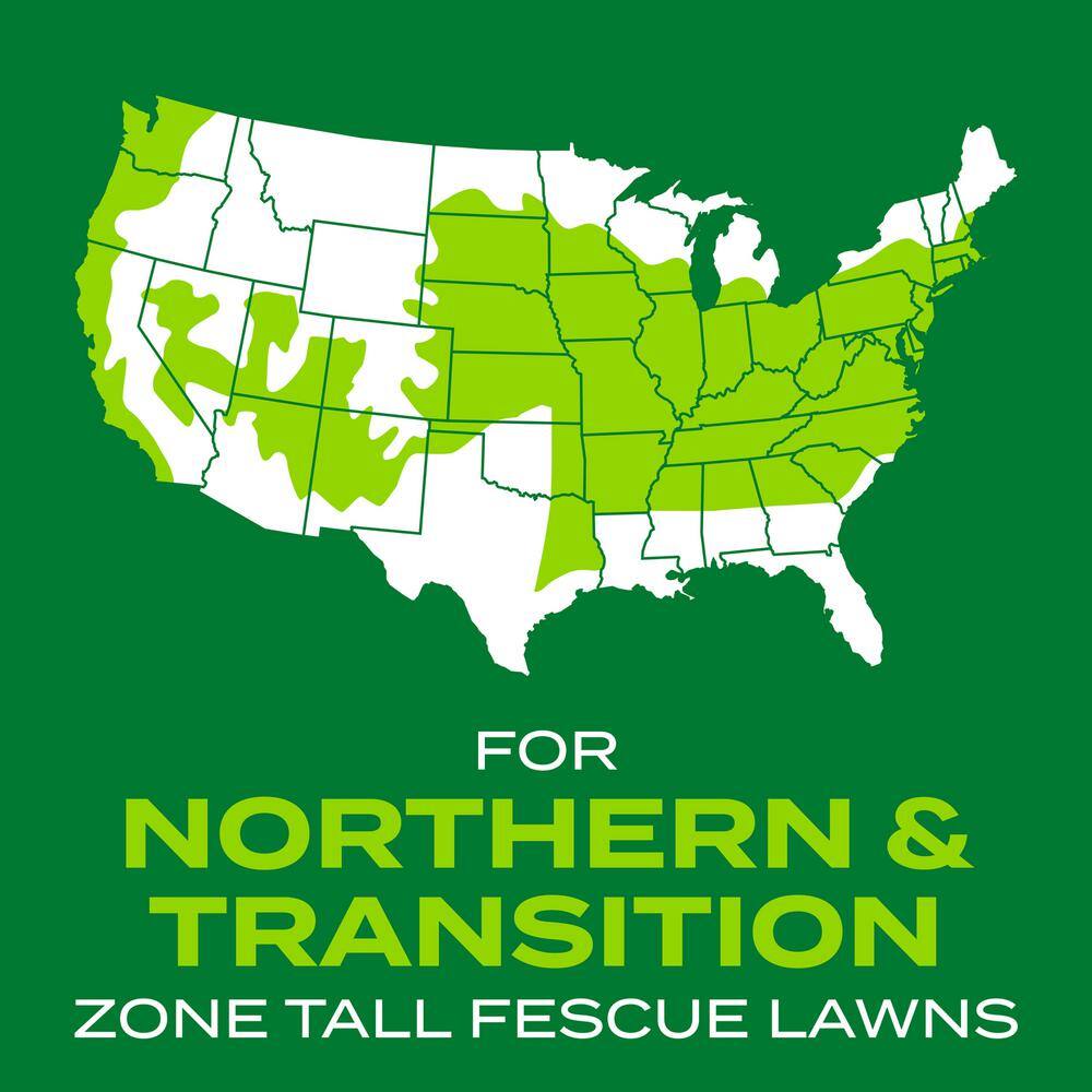 Scotts Turf Builder 16 lbs. Rapid Grass Tall Fescue Mix Combination Seed and Fertilizer Grows Green Grass in Just Weeks 18228-1