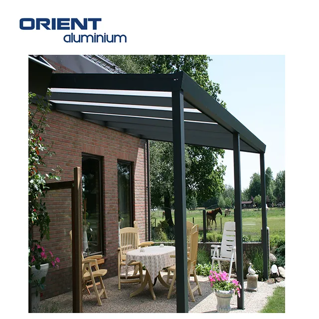 Free Shipping Pergola Aluminum Carport Waterproof Gazebo Bioclimatic Garden Pergola Aluminium Pergola Kit